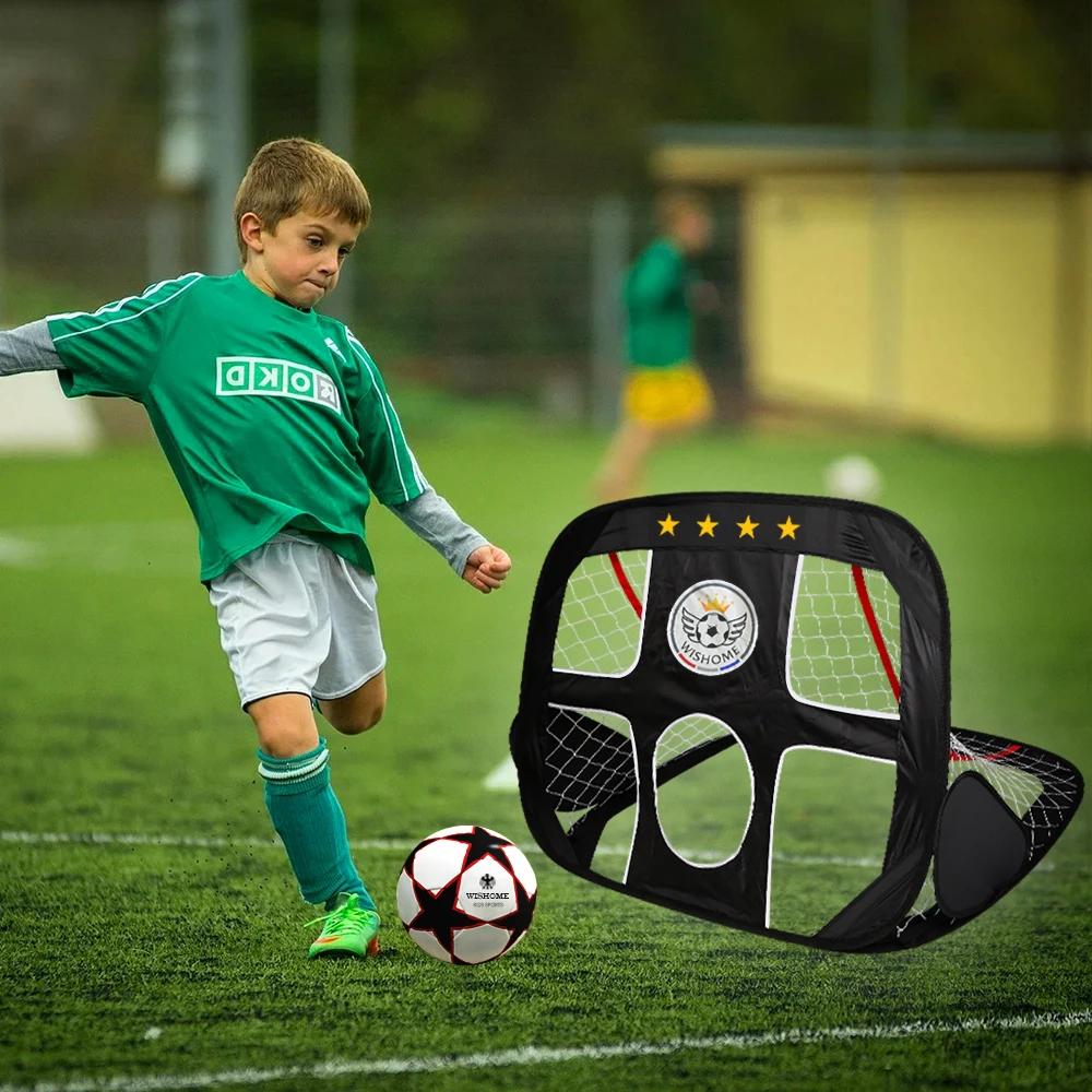 Игровой набор WISHOME 2 для детей складной футбольный заднего двора Детские уличные