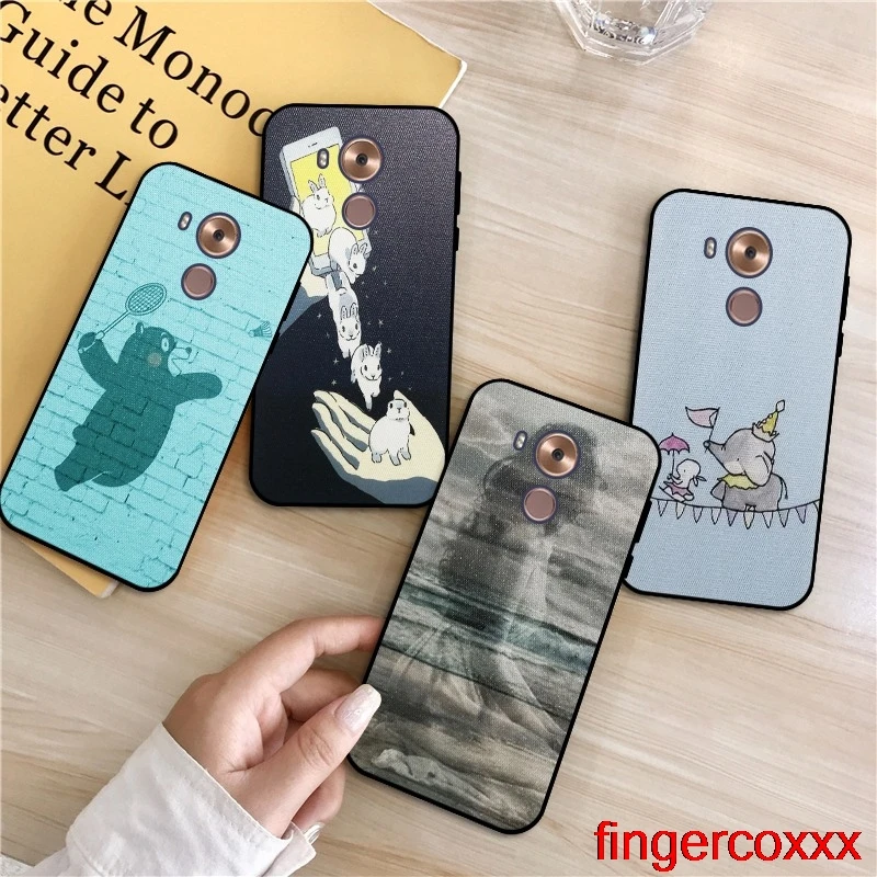 Чехол Fingercoxxx- Elephant 1 из мягкого ТПУ для Huawei Mate Nova 2 3 3i 8 9 10 20 30 Pro Lite X P Smart Plus |