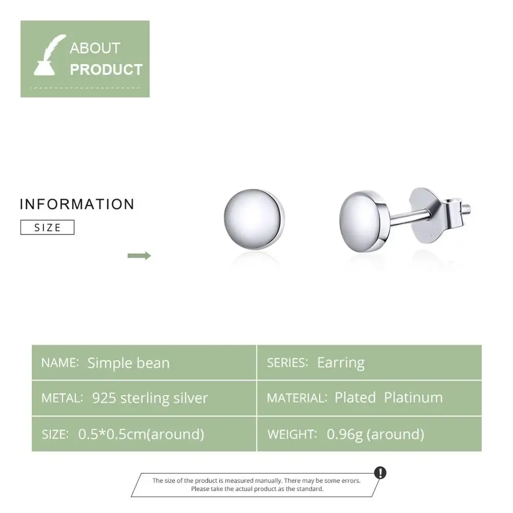 Женские серьги гвоздики в горошек из серебра 925 пробы|Серьги-гвоздики| |