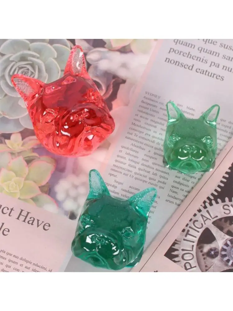 

3Pcs Silicone Resin Dog Casting Molds, Epoxy DIY Casting Mold for Craft Art F3MD