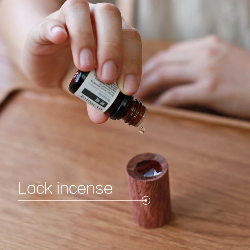 Essential Oil Diffuser Container Slowly Volatile Wooden For Sleep Push Car Yoga Aromatherapy Inhaler Fragrance | Дом и сад