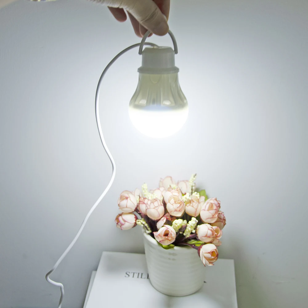 

LED Lantern Portable Camping Lamp Mini Bulb 5V LED USB Power Book Light LED Reading Student Study Table Lamp Super Birght