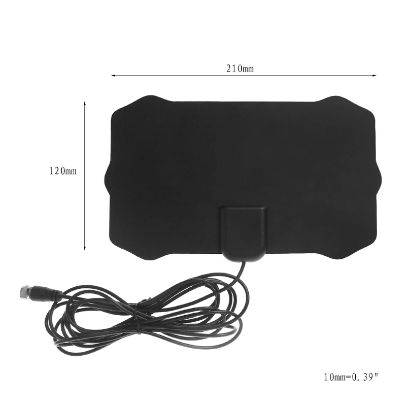 

Mini Digital HDTV 1080P Household Indoor TV Antenna VHF UHF Television Aerial