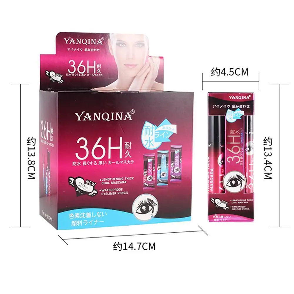 

4D Silk Fiber Eyelash Lengthening Mascara Thick Makeup Waterproof Volume Lengthening Black Eye Lashes Extension Mascara