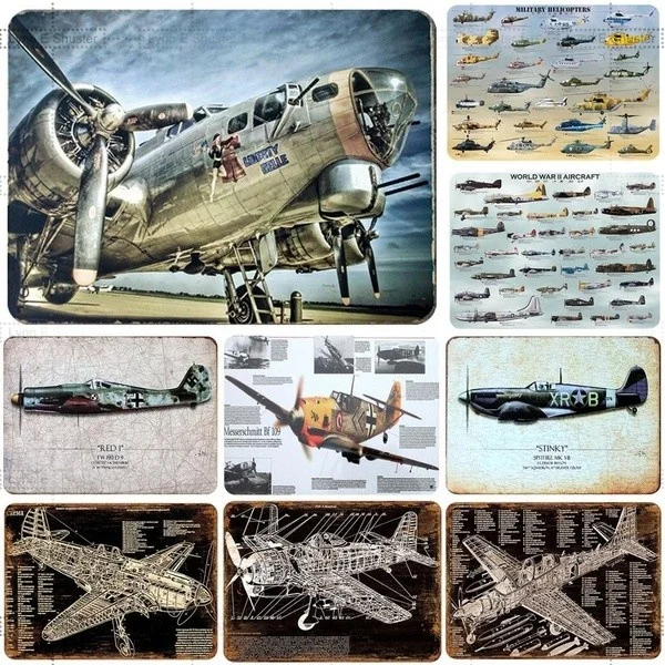 

Металлический знак настенный знак настенная декоративная табличка авторская коллекция истребитель Танк подводной лодки морские Vels военно...