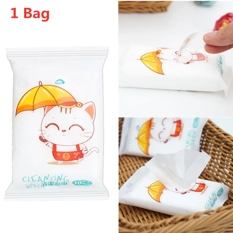 10 листов/упаковка очищающие влажные салфетки для беременных женщин без спирта
