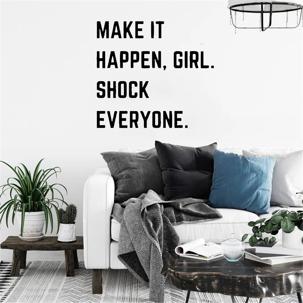 

Наклейка «Dream Words» для офиса, детской, спальни, гостиной, Виниловая наклейка для домашнего декора, фрески DW9736