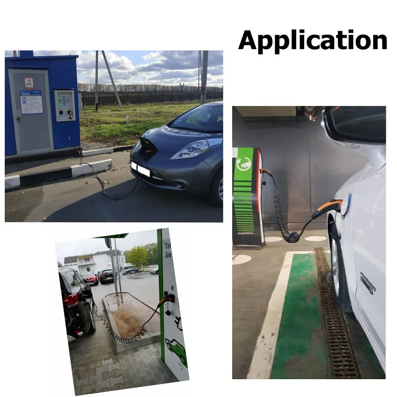 16A однофазный кабель EV J1772 Тип 1 до 2 IEC62196 шт. Штепсель для зарядки 5 метр со