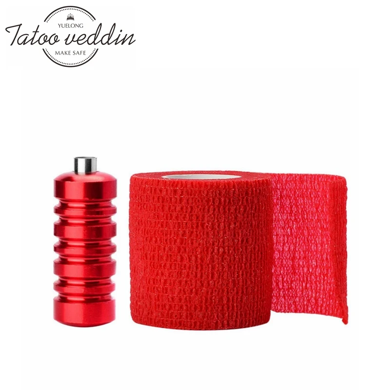 Обложка для тату ручки одноразовая когезионная блестящая самоклеящаяся лента