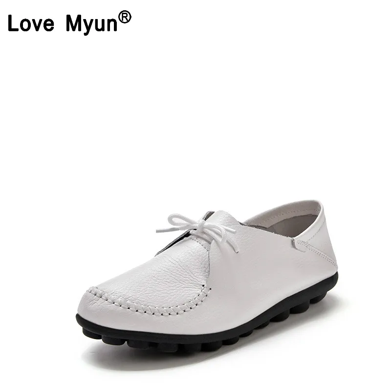 Новинка женские полуботинки из ткани Оксфорд с мягкой подошвой белые лоферы