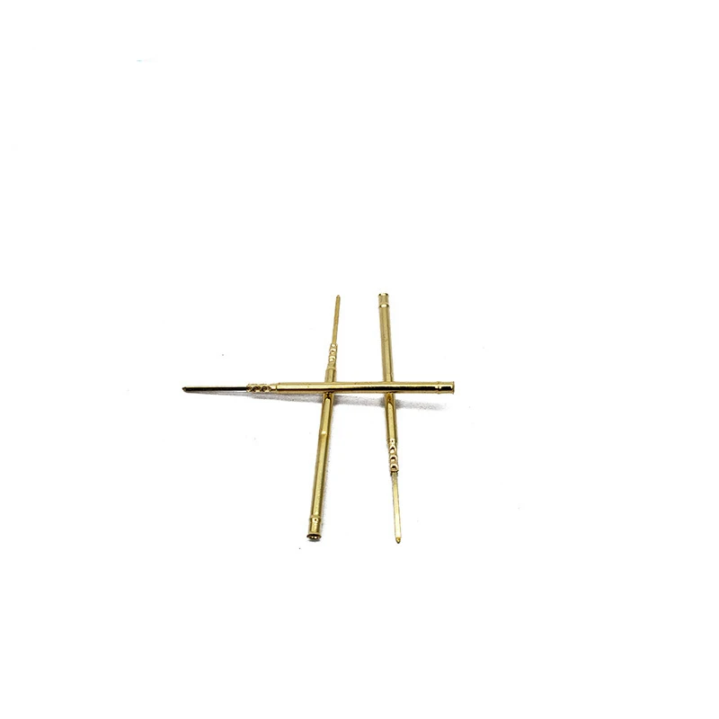 

100PCS/package R100-1W Test Needle Sleeve Outer Diameter 1.67mm Length 38.3mm Brass Spring Test Probe Industrial Instrument Tool