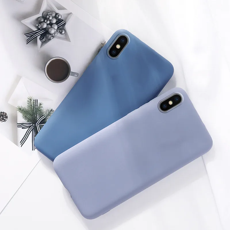 For Xiaomi Redmi Note 8 Case Phone Bumper Luxury Soft Liquid Silicone Candy Color Cover |