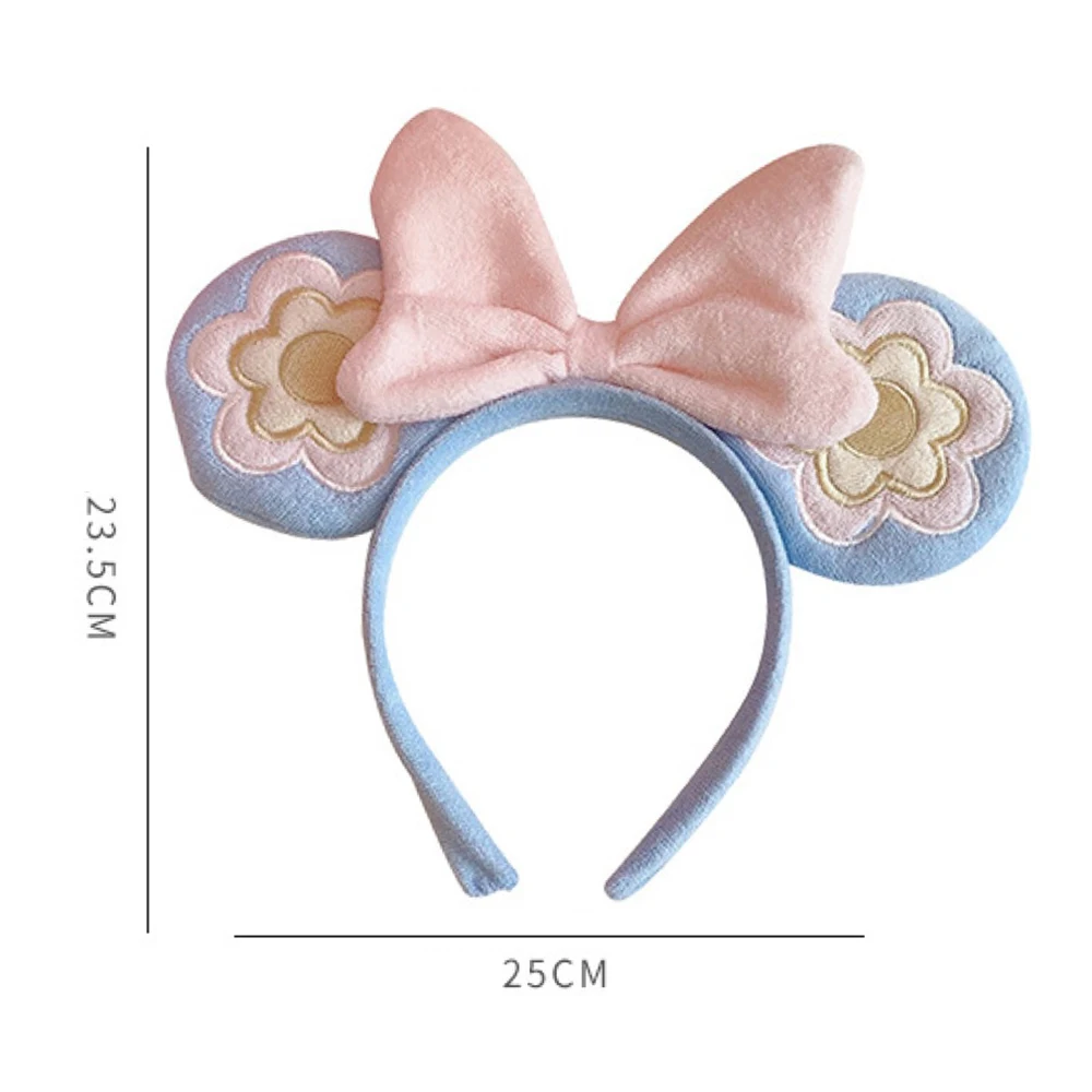 

Minnie Ears Headband Lovely Girl Bowknot Hair Hoop Bows EARS COSTUME Headband Cosplay Plush Adult/Kids Headband Gift