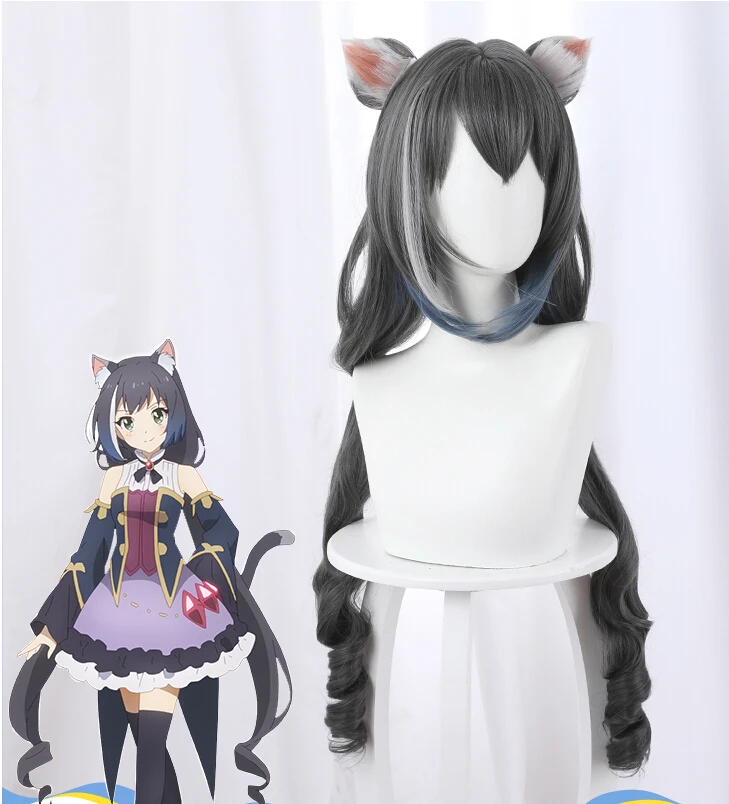 Соединение принцессы! Парик для косплея момочи кируя из м/ф Re:Dive длинные волосы 90