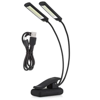 6w led usb dimmable clip on reading light for laptop notebook piano bed headboard desk portable night light