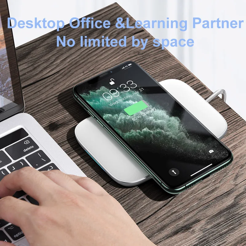 Беспроводное зарядное устройство Baseus для iPhone 11 Pro X XS 8 XR Samsung S9 S10 S8 S10E|Зарядные