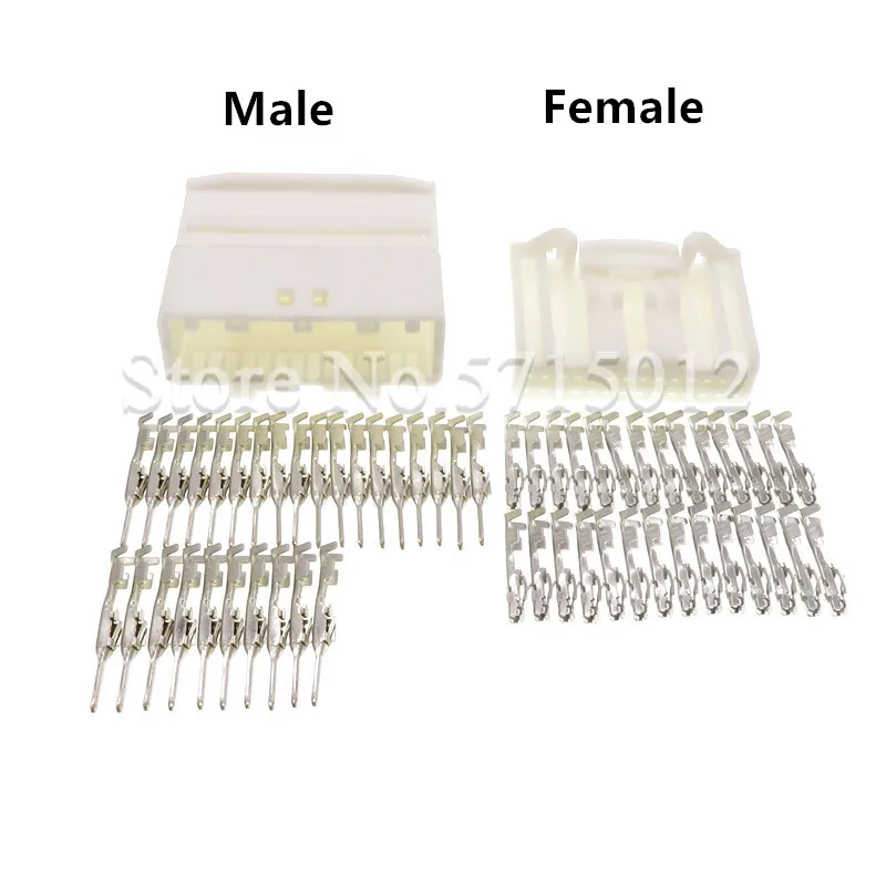 Автомобильный Соединитель с 28 отверстиями гнездо штекер жгут проводов розетки