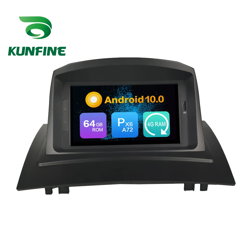 Автомобильная стереосистема для Megane 2 2002-2008 Android 9 0 Core PX6 A72 Ram 4 Гб Rom 64 ГБ