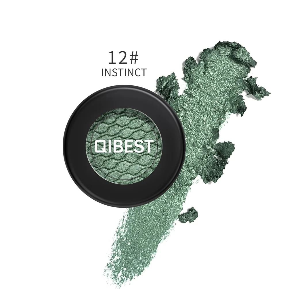Qibest 10 цветов натуральные матовые тени для век водостойкая Палитра для пигментов телесные тени для век Макияж Красота Макияж Косметика Pallete