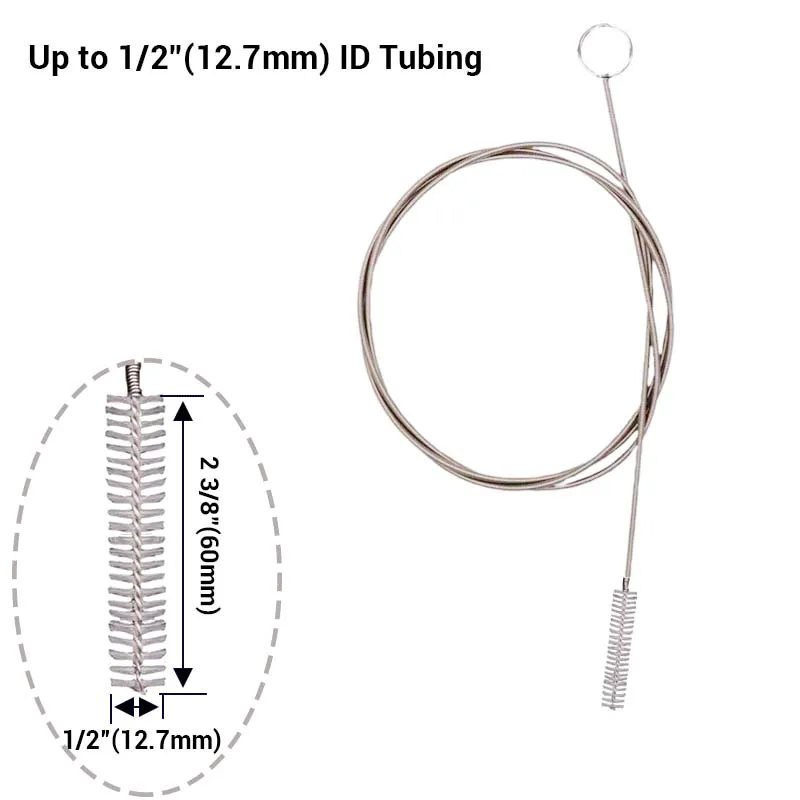 3 разных размера 1 5 м спиральная Чистящая Щетка для пива силиконовый шланг