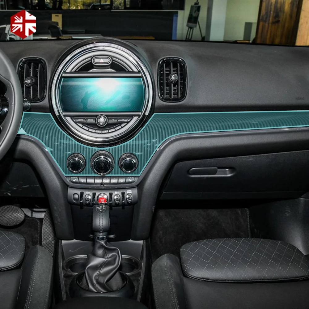 Для MINI Countryman F60 Автомобильная консоль управления интерьером панель приборной панели бюстгальтер невидимая защитная пленка протектор Наклейка аксессуары