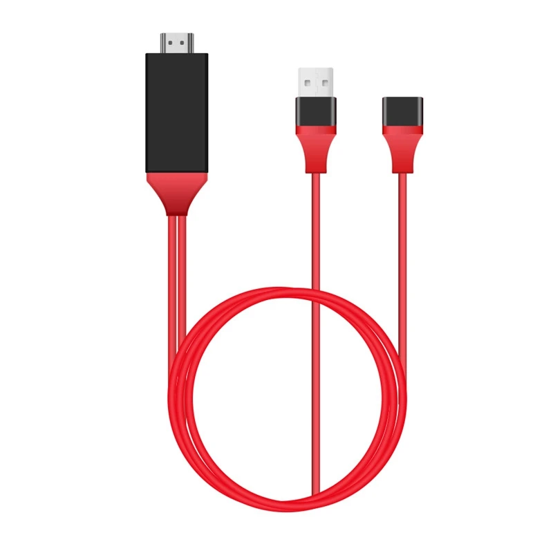 Hot 10X 1080P HDTV адаптер HDMI кабель папа к USB 2 0 мужчина и женщина HD видео конвертер Код