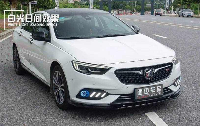Светодиодные дневные ходовые огни противотуманные фары для buick regal opel insignia 2017-19