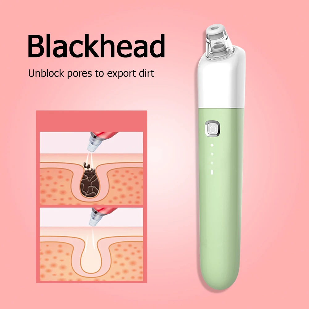 

Nose Pore Acne Pimple Removal Cleaner Facial Skin Blackhead Remover Extractor Clean Exfoliating Instrument Spot Cleaner