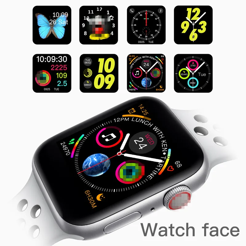 Скидка 50% на 42 мм умные часы серии 4 1:1 Push Message Bluetooth подключение для Android телефона IOS apple iPhone 6 7 8 X Smartwatch