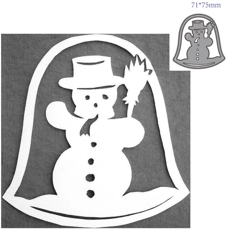 

Металлические Вырубные штампы форма «Снеговик» украшение для скрапбукинга бумаги ремесло Нож Форма лезвие перфоратор трафареты