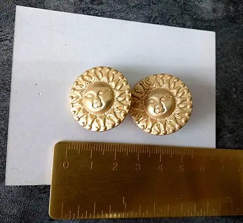 Женские серьги клипсы геометрической формы в стиле ретро|stud earrings|brinco punkearrings earring |