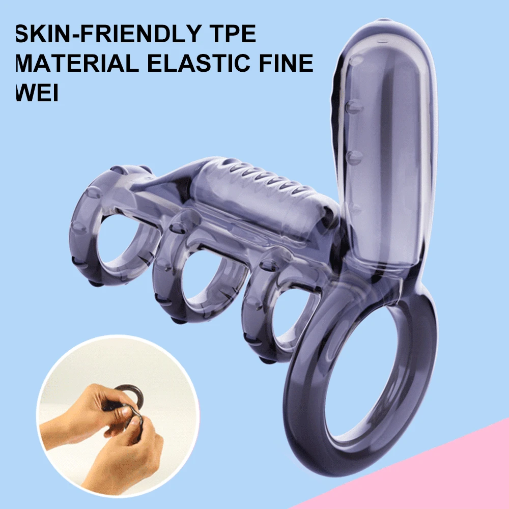 Стимулятор точки G пуля вибратор рукав для пениса вибрирующее кольцо ремешок на