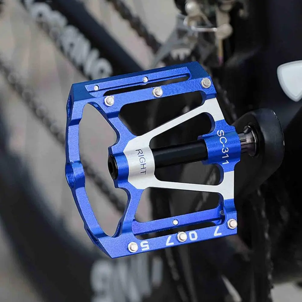

1Pair Bike Pedals Detachable Non-slip Aluminium Alloy 3 Bearing Ultralight Road Bicycle Pedal Cycling Accessories Bicycle Pedal