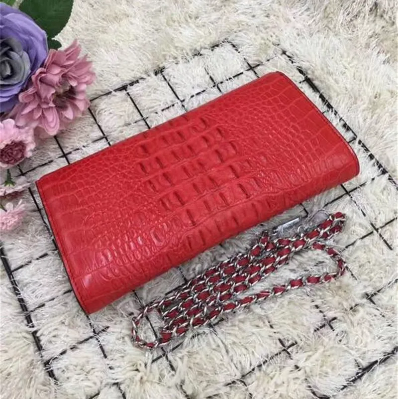 Женский клатч-конверт из натуральной крокодиловой кожи | Сумки на плечо