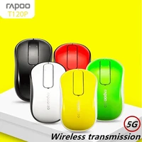 original new rapoo t120p touch vibration roller power saving5 8g wireless mouse office home touch control for computer pc laptop