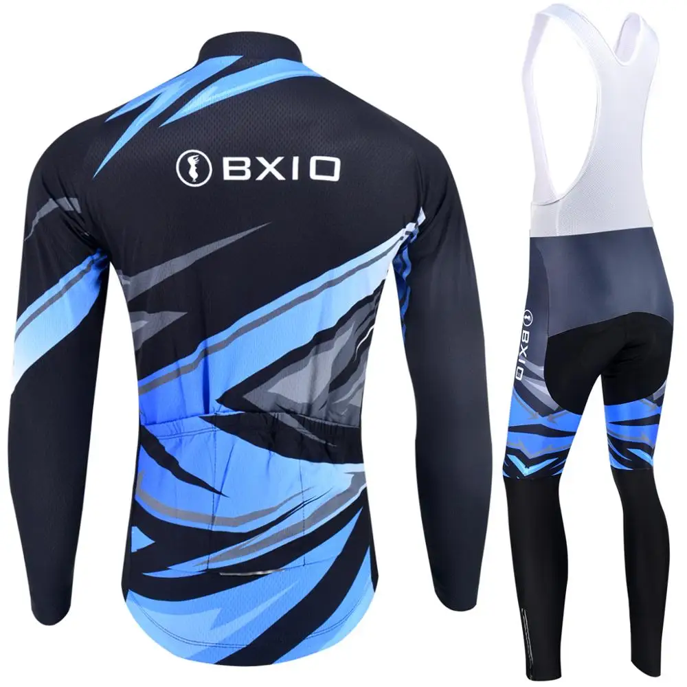 BXIO зимняя велосипедная одежда для мужчин теплая флисовая с длинными рукавами и