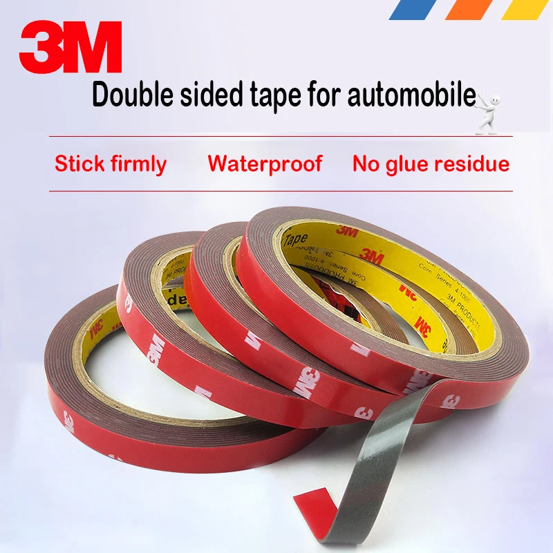 

6/15/20/40 3M Double Sided Tape Acrylic Foam Heavy Duty Mounting High Temperature Waterproof For Household Car Decor Accessories