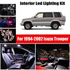 Автомобильные аксессуары Canbus, комплект светильник ламп для чтения салона, карты, для Isuzu Trooper 1994-2002