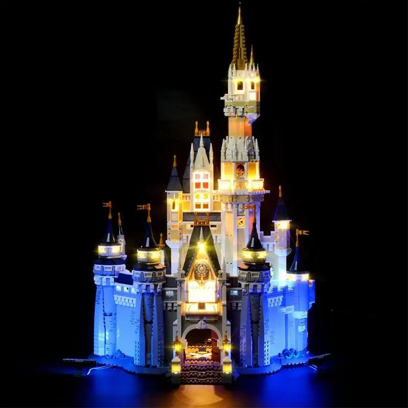 

For LEGO 71040 Street View Castle LED Lighting Building Kit Lighting Blocks DIY K2K3