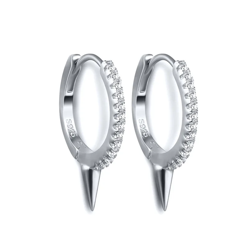 Женские сережки гвоздики SINTA из стерлингового серебра S925 пробы в стиле панк