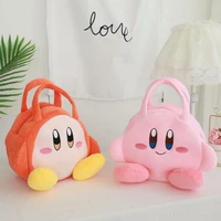 cute plush hand bag cartoon star kirby handbag plush toy for girls children birthday gifts
