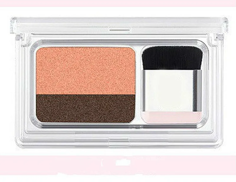 Двойной цвет Женская мода ленивые тени для век макияж Палитра пигментов