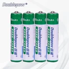 Doublepow 10440 AAA перезаряжаемая литиевая батарея 3,7 в, литиевая батарея, фонарик, светильник заряжаемые батареи