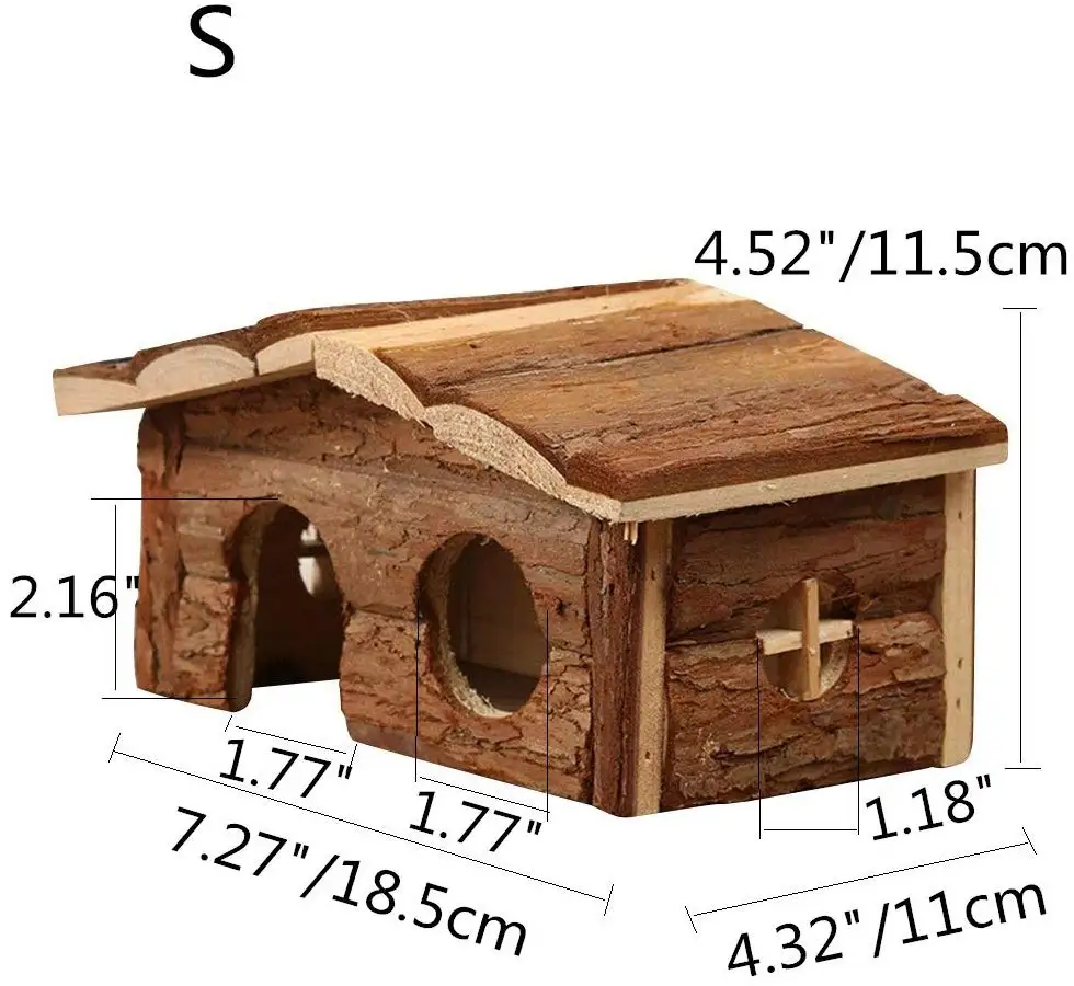Деревянный домик для хомяка маленькие животные крыс мышей | Дом и сад