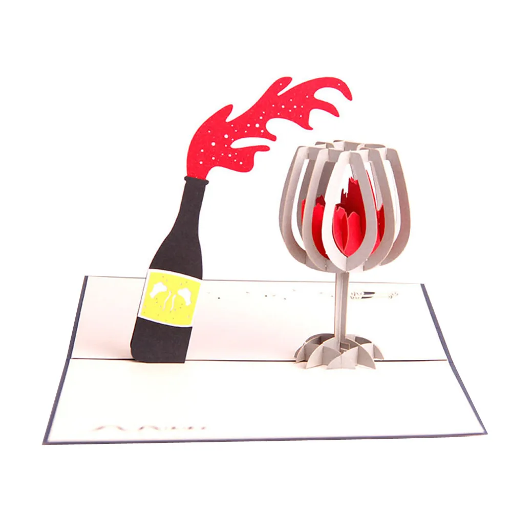 Рождественский 3D открытка Подробная информация о всплывающем конверте подарок