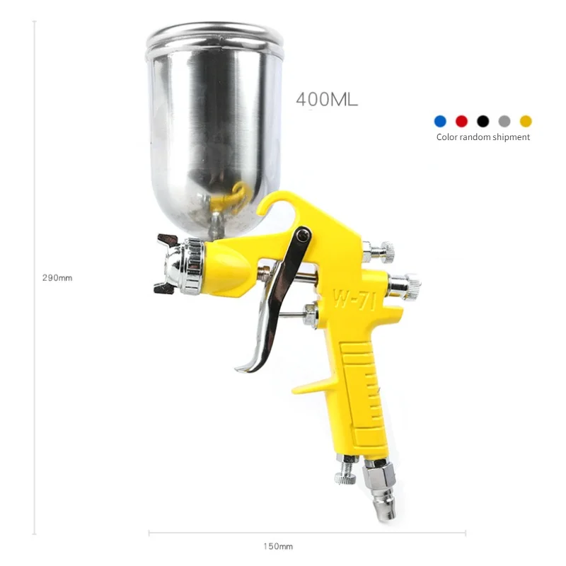 400ML 1.5MM Nozzle Multifunction Gravity spray gun Professional Pneumatic Airbrush Sprayer Alloy Painting Atomizer Tool | Инструменты