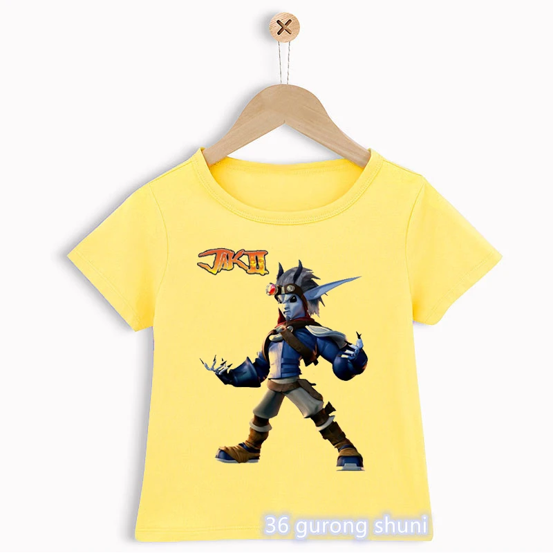 Забавные футболки для мальчиков одежда подростков с принтом как и Daxter: The Precursor
