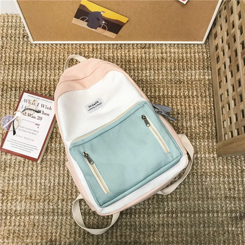 Женский Повседневный Рюкзак женский модный школьный рюкзак для подростков милый