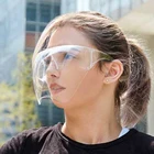 Прозрачные защитные очки HD для лица с защитой от брызг, замена маски для защиты лица и глаз