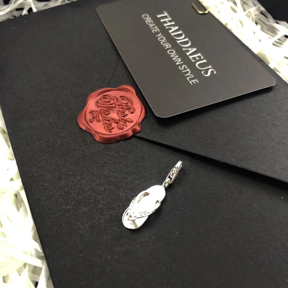 Талисманы шлепанцы с подвеской в виде цветка для браслета этническое винтажное